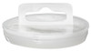 2-1/2" Round Hang Plug - Natural with Sombrero Hole Style