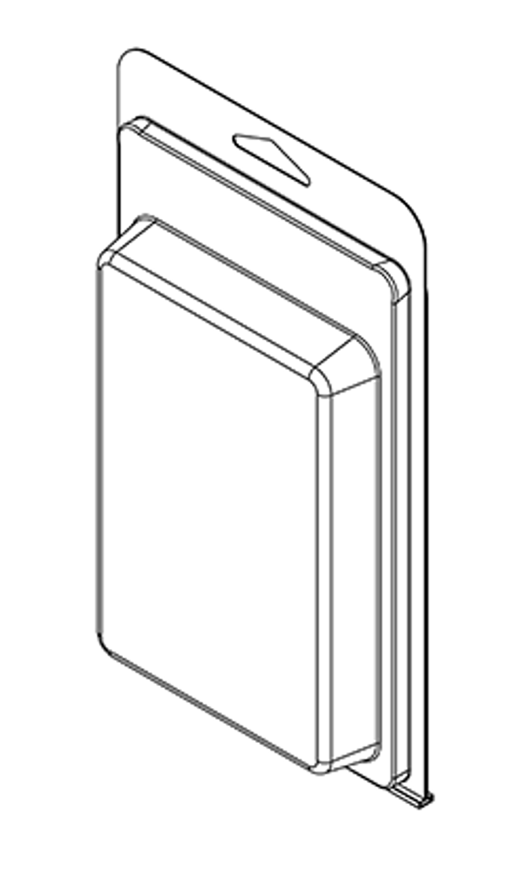 423TF - Stock Clamshell Packaging