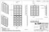 18 Compartment ClamTray Technical Drawing
