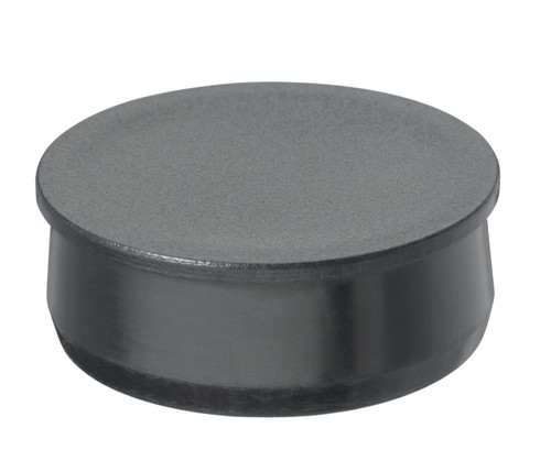 1/2" Black Round Poly Plug