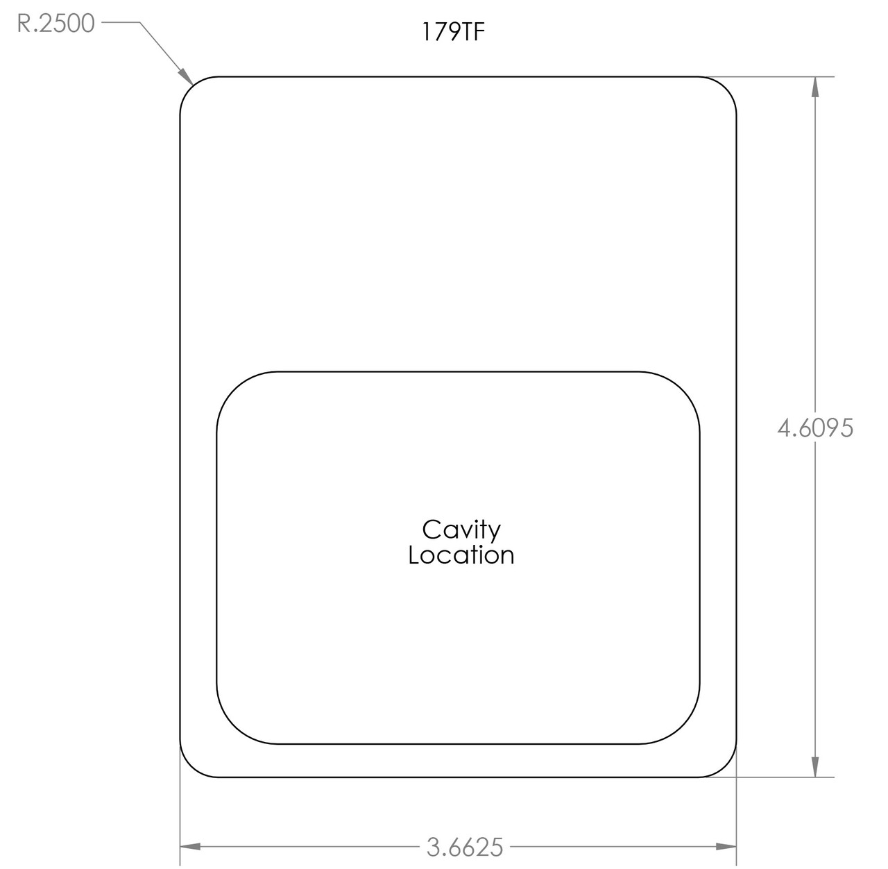 179TF - Stock Clamshell Packaging