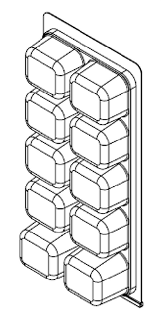 10 Compartment ClamTray