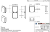 900TF - Stock Clamshell Packaging Technical Drawing