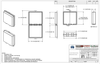 1100TF - Stock Clamshell Packaging Technical Drawing