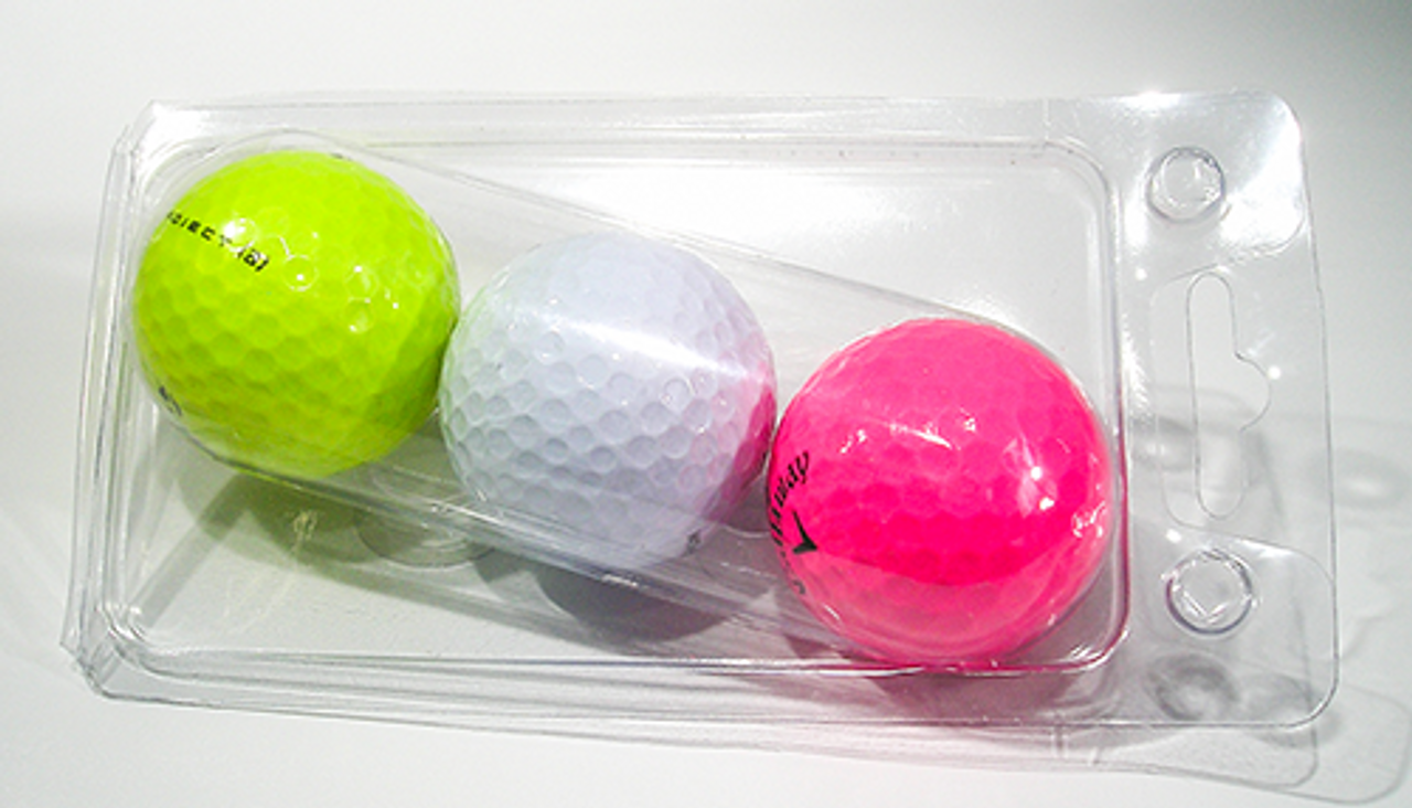 3-Ball Egg Carton Bottom Golf Ball Clamshell