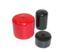 1/2" x 1/2" Round Tuff Pak Cap - 5,400 in Red or Black