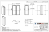 601TF - Stock Clamshell Packaging Technical Drawing
