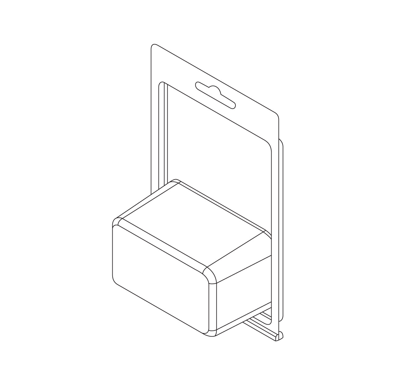 166 TFM Stock Clamshell