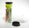 1-3/4" x 4-3/8" Clear Plastic 1 Ball Container (room 2-1/8" to 2-1/4" tees)