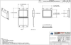 801TF - Stock Clamshell Packaging Technical Drawing