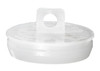 1-1/4" Round Hang Plug - Natural with Round Hole for Hanging