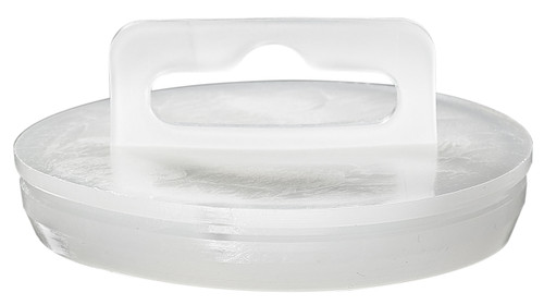 2-3/4" Round Hang Plug - Natural with Sombrero Hole for Hanging