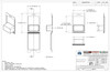 166TFM Stock Clamshell Technical Drawing