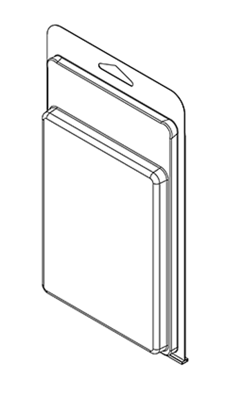 424TF - Stock Clamshell Packaging