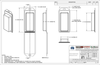 502TF - Stock Clamshell Packaging Technical Drawing