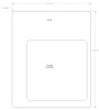 751TF - Stock Clamshell Packaging Header Card Dielines