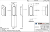 661TF - Stock Clamshell Packaging Technical Drawing