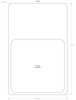576TF - Stock Clamshell Packaging Header Card Dielines