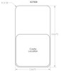 827808 - Stock Clamshell Packaging Header Card Dielines