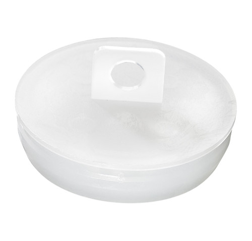 1/2" Round Hang Plug - Natural with Round Hole for Hanging