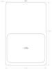 585TF - Stock Clamshell Packaging Header Card Dielines